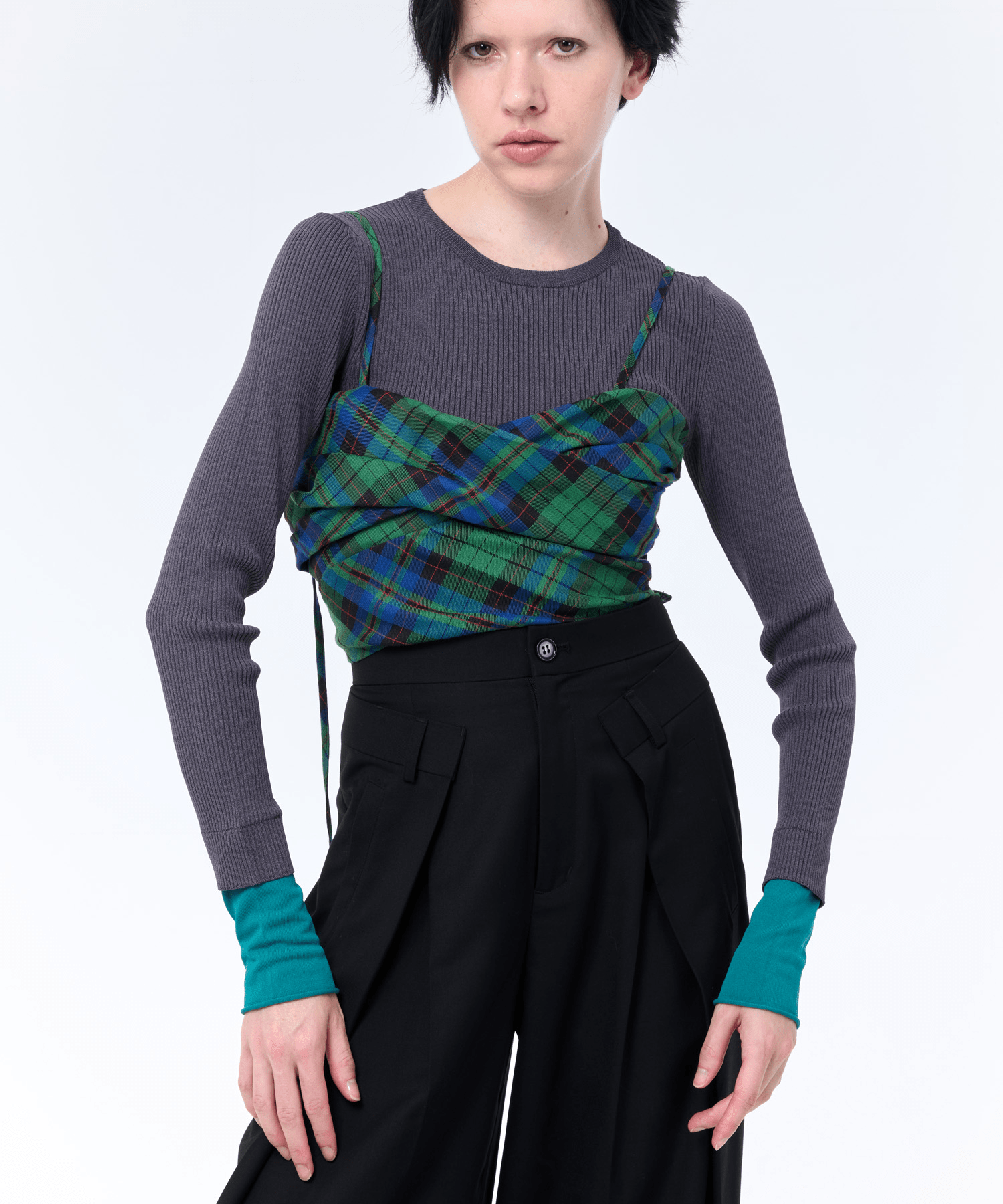 LAEMUSE CHECK CACHE-COEUR BUSTIER