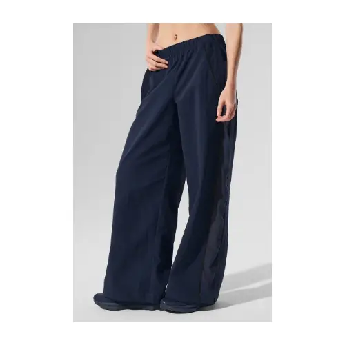 Alo Yoga ハイウエスト オリジン ワイドレッグ トラックパンツ