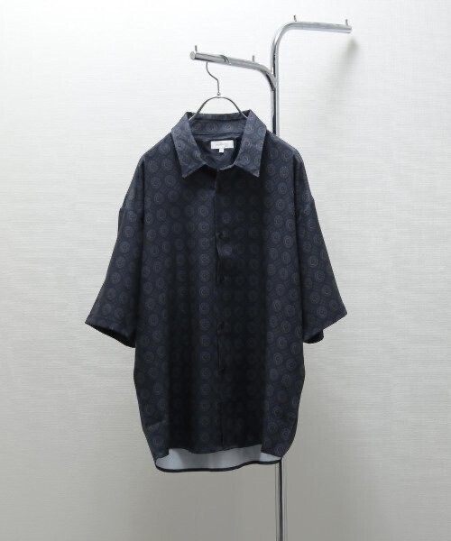 Nilway レトロ総柄半袖シャツ