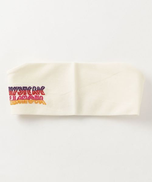 HYSTERIC GLAMOUR RAINBOW LOGO JQヘアバンド
