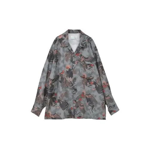 NIPOALOHA 軍鶏-SHAMO LONG SLEEVE SHIRT