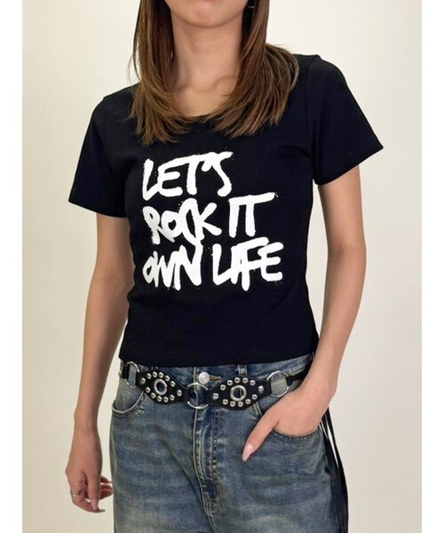 EGOIST 手書き風ロゴTシャツ