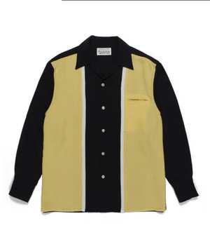 WACKO MARIA THREE TONE OPEN COLLAR SHIRT