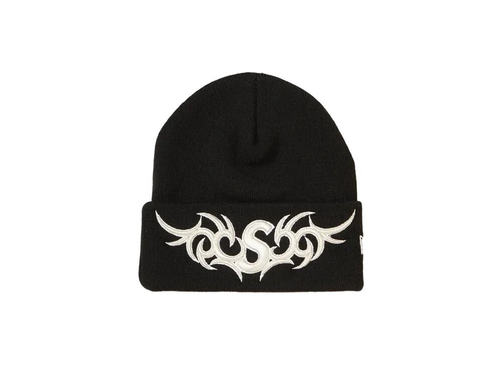 Supreme Supreme New Era Tribal S Logo Beanie "Black"