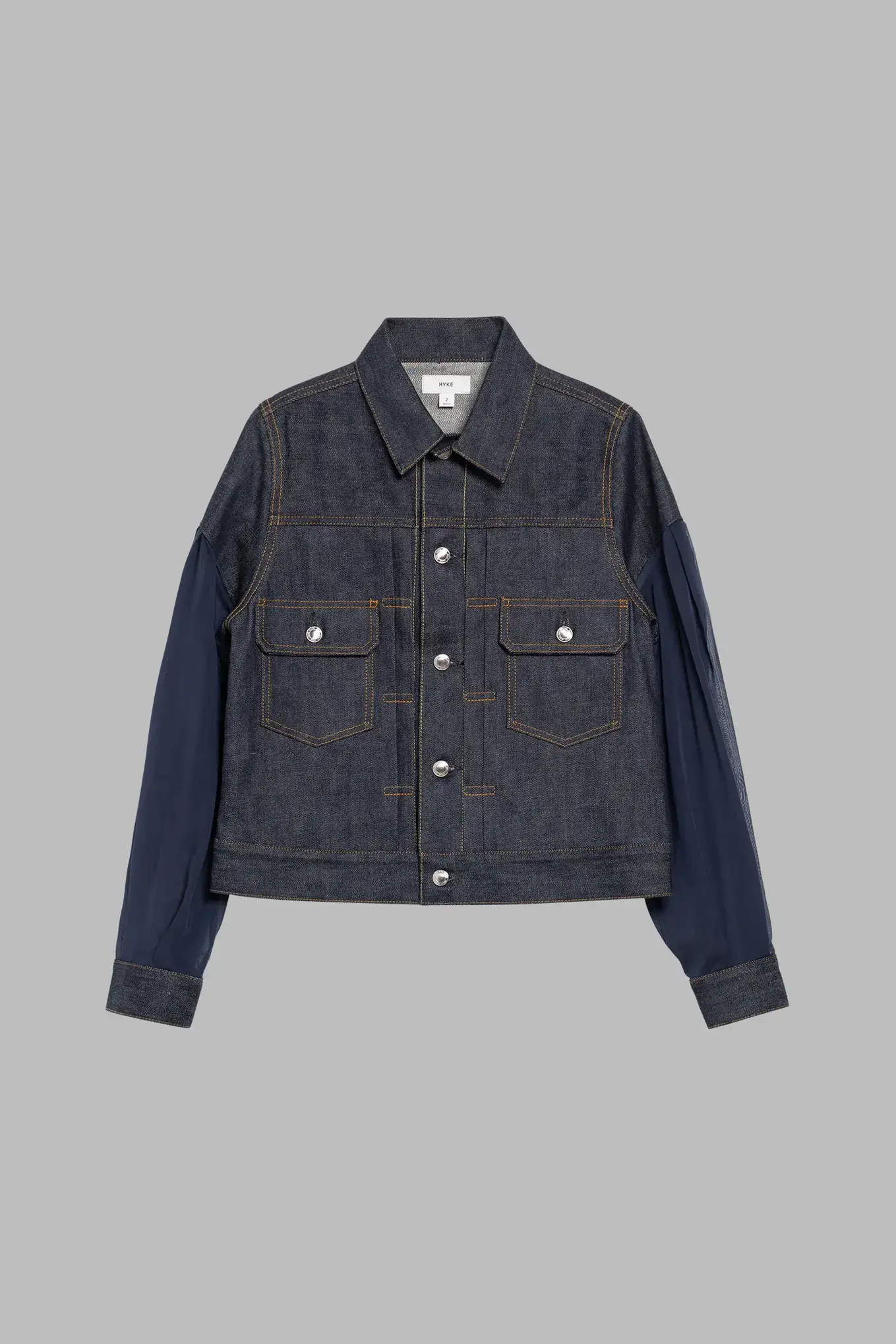 HYKE BALLOON SLEEVE DENIM JACKET TYPE 2 / REGULAR FIT