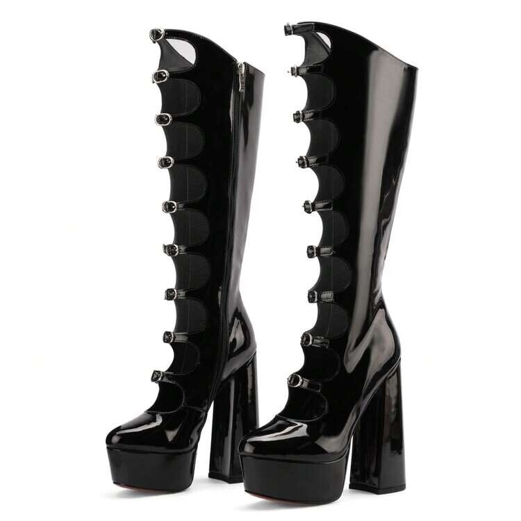 SHEIN Pasuot Gothic Boots