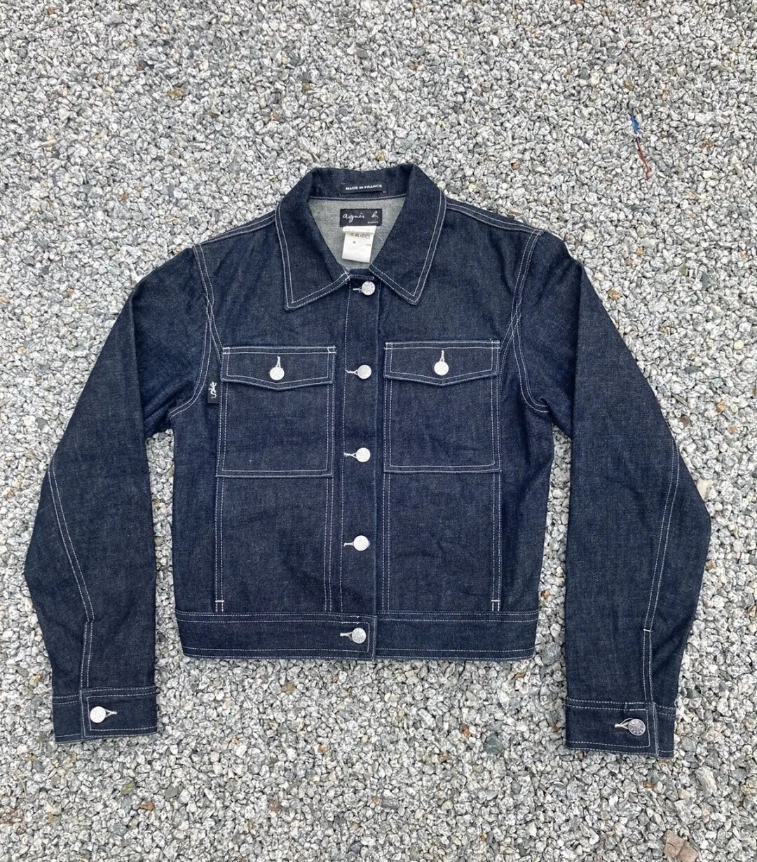 Agnes B DISTRESSED AGNES B DENIM JACKET
