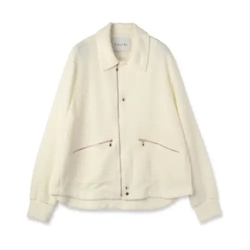 CULLNI Boucle Yarn Zip Up Jacket