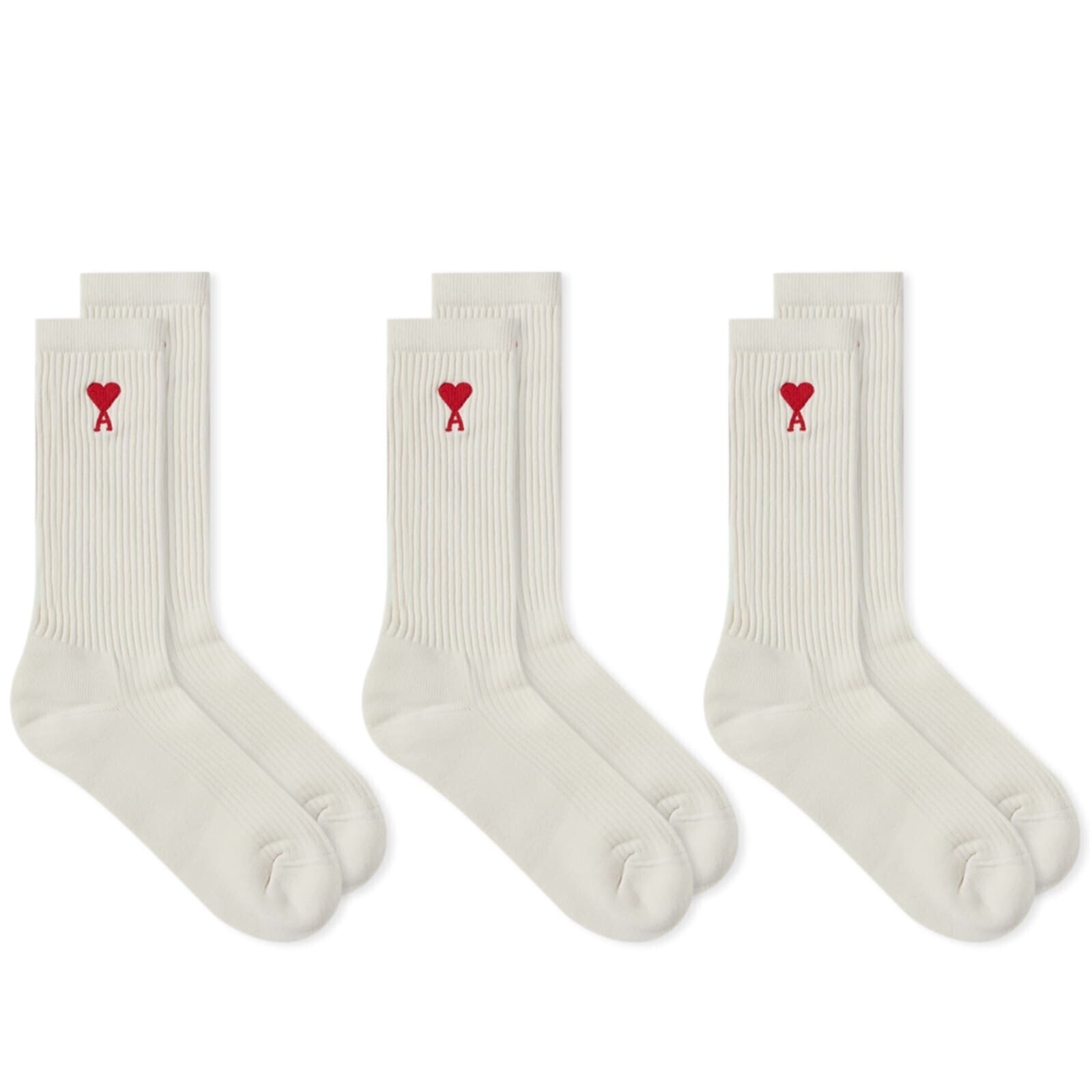 AMI AMI HEART SOCK - 3 PACK