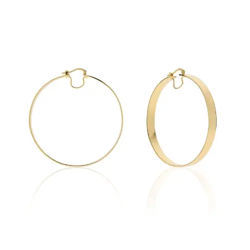 UNOAERRE 1AR アクセサリーポリッシュフープピアス 29849