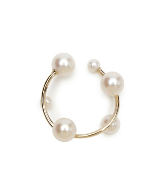 MARLENA マルレナ マベルイヤーカフ あこや真珠 3.0-6.0mm
