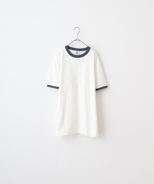 CROSS & STITCH 6.2オンスオープンエンド マックスウェイト 半袖 リンガーTシャツ