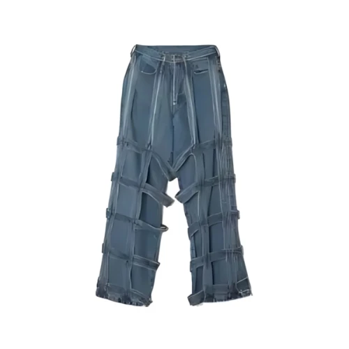 SUGARHILL CAGED DENIM PANTS