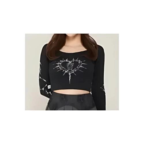 Darich ハートモチーフクロップドトップス