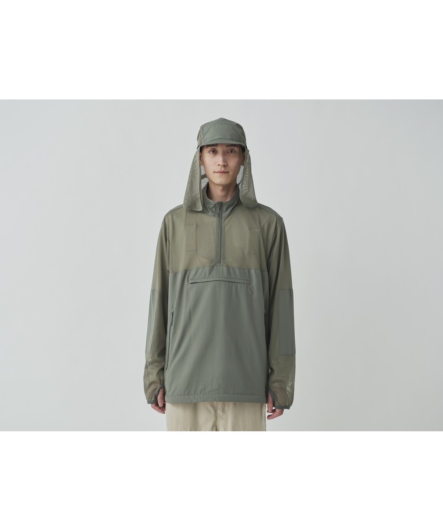 snow peak Insect Shield Mesh Pullover