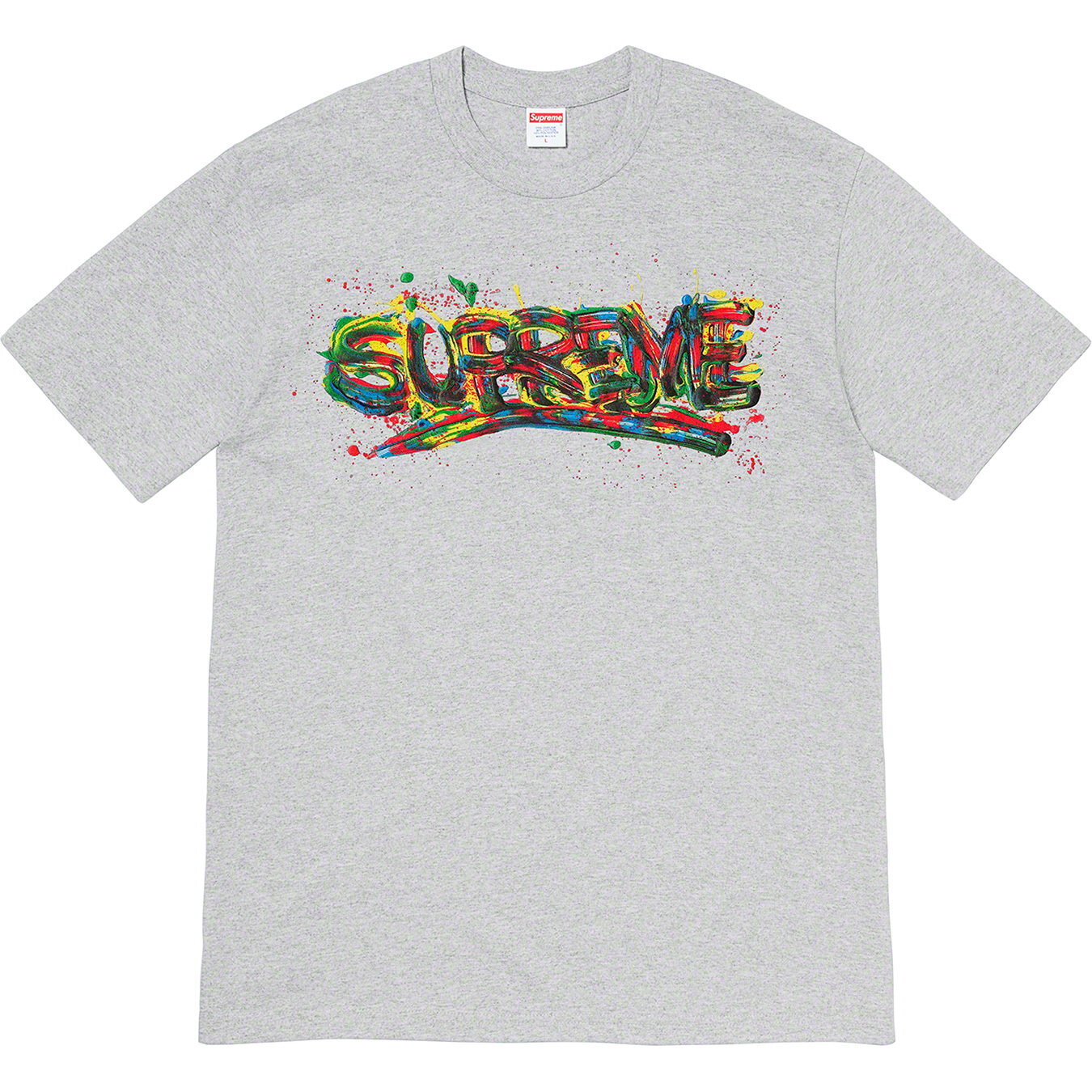 Supreme PAINT LOGO TEE