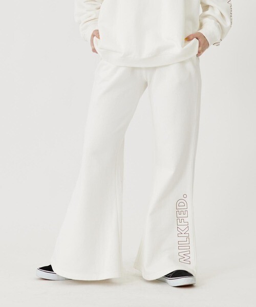 MILKFED. FLARE SWEAT PANTS