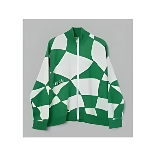 LUFON DISTORTED CHECKER FLAG DRIVERS KNIT