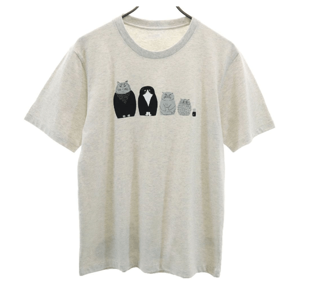 graniph プリント 半袖 Tシャツ