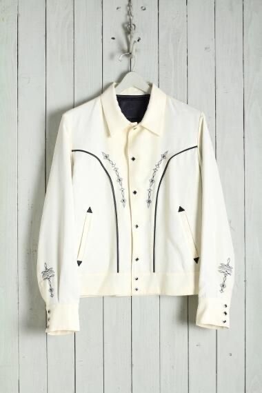 The Letters 20SS Western Bolero Jacket -Rayon Twill-