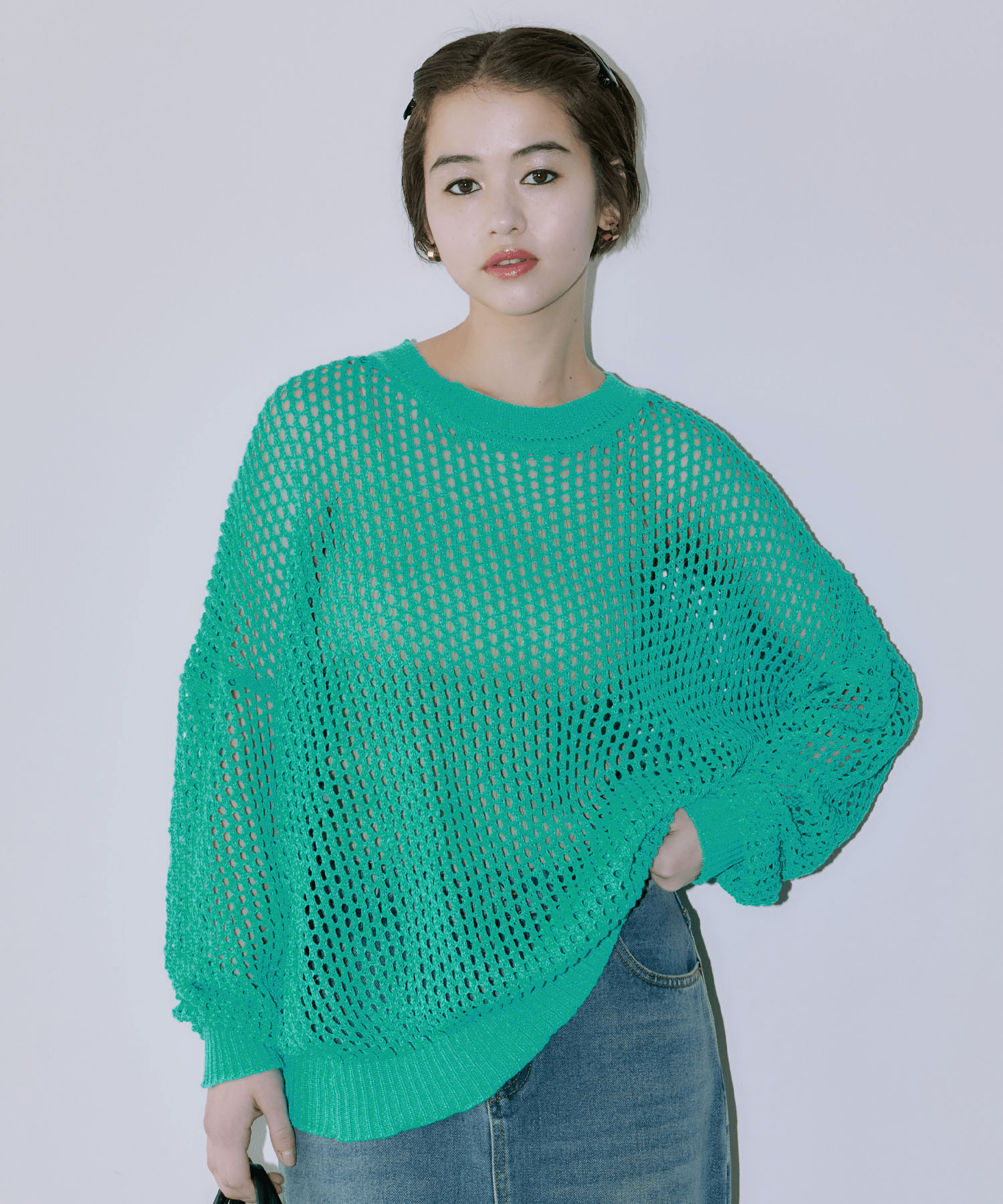 LIENCOEUR 【LIENCOEUR】メッシュオーバートップス