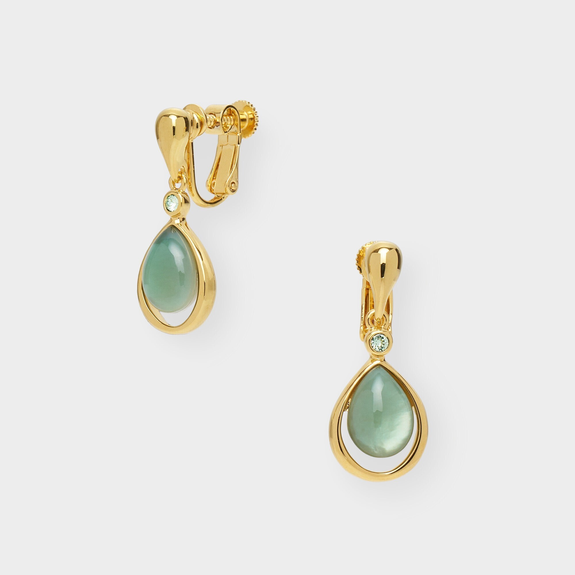 VENDOME BOUTIQUE シェル カラーストーン イヤリング