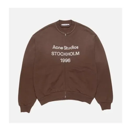 Acne Studios ウォッシュ加工ジップアップカーディガン