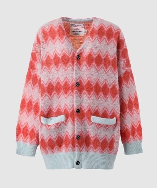 DAIRIKU Mohair Border Cardigan