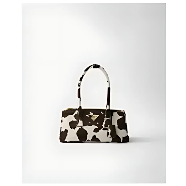 PRADA プラダ ガレリア ミディアム プリントレザー バッグ