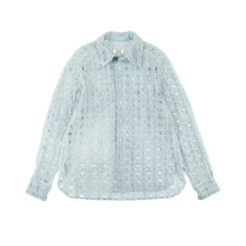 ADDIXY SHEER LACE SHIRT