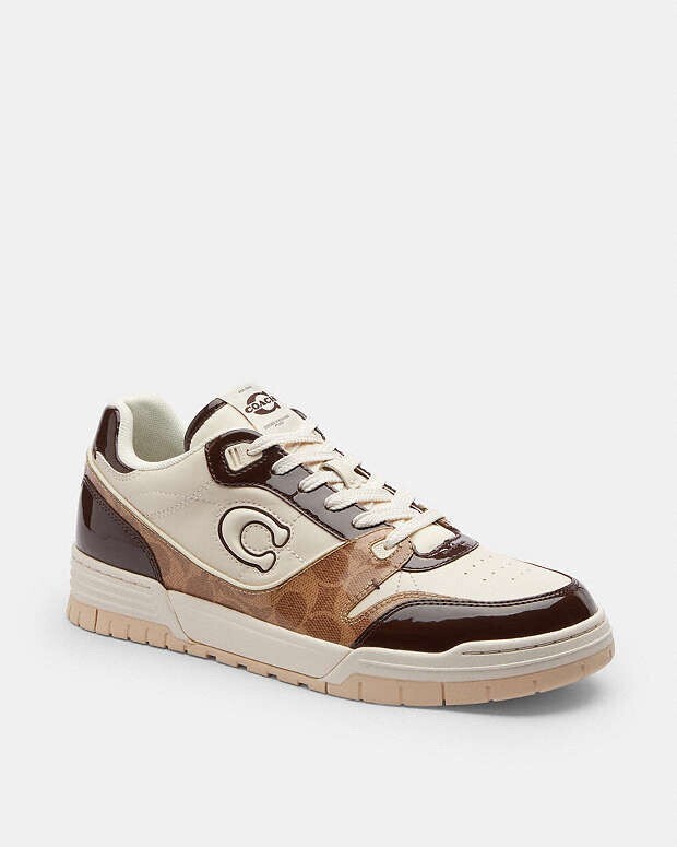 COACH ソーホー スニーカー・パテント シグネチャー