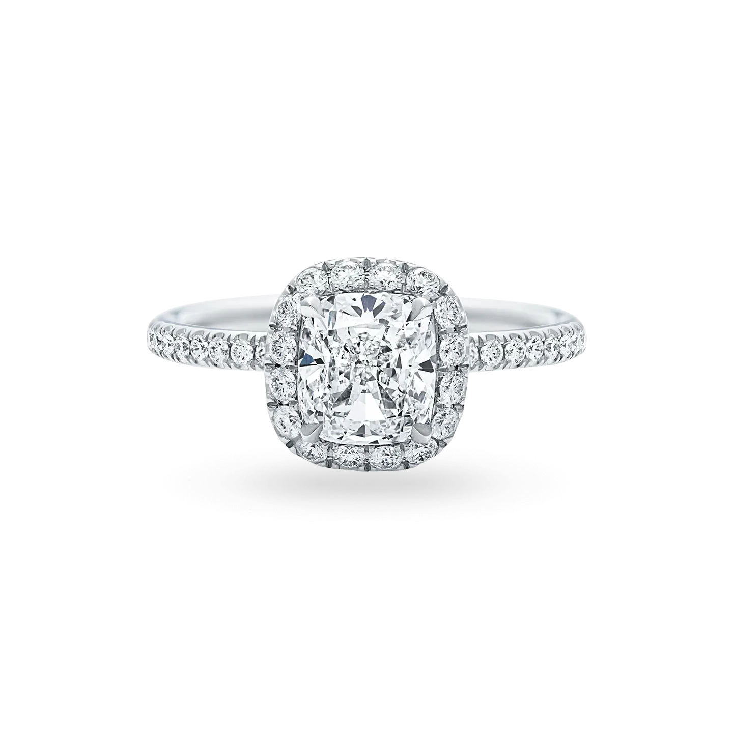 HARRY WINSTON The One by Harry Winston  クッションカット・マイクロパヴェ・リング