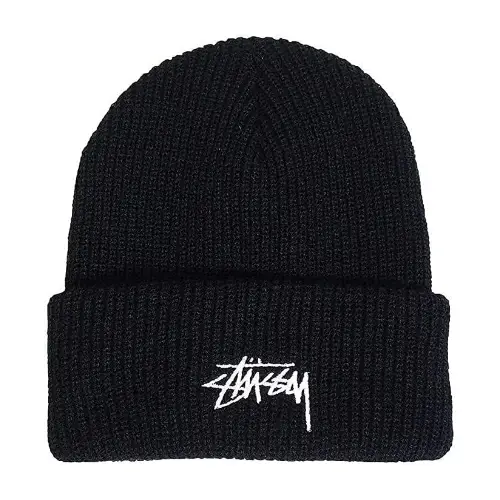 Stussy ロゴ刺繍 ニットキャップ