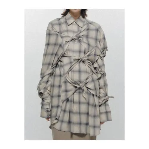 KEISUKEYOSHIDA Imitation Ribbon Shirt