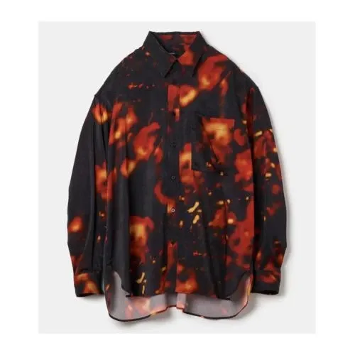 08sircus Bokashi print over shirt