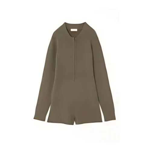 LAGUA GEM ZIP ニットロンパー