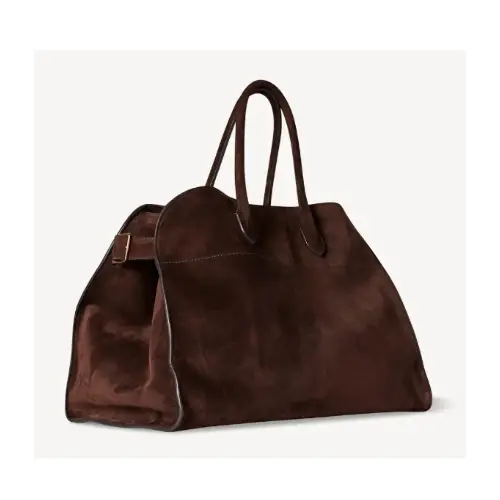 The Row Soft Margaux 15 バッグ スエード