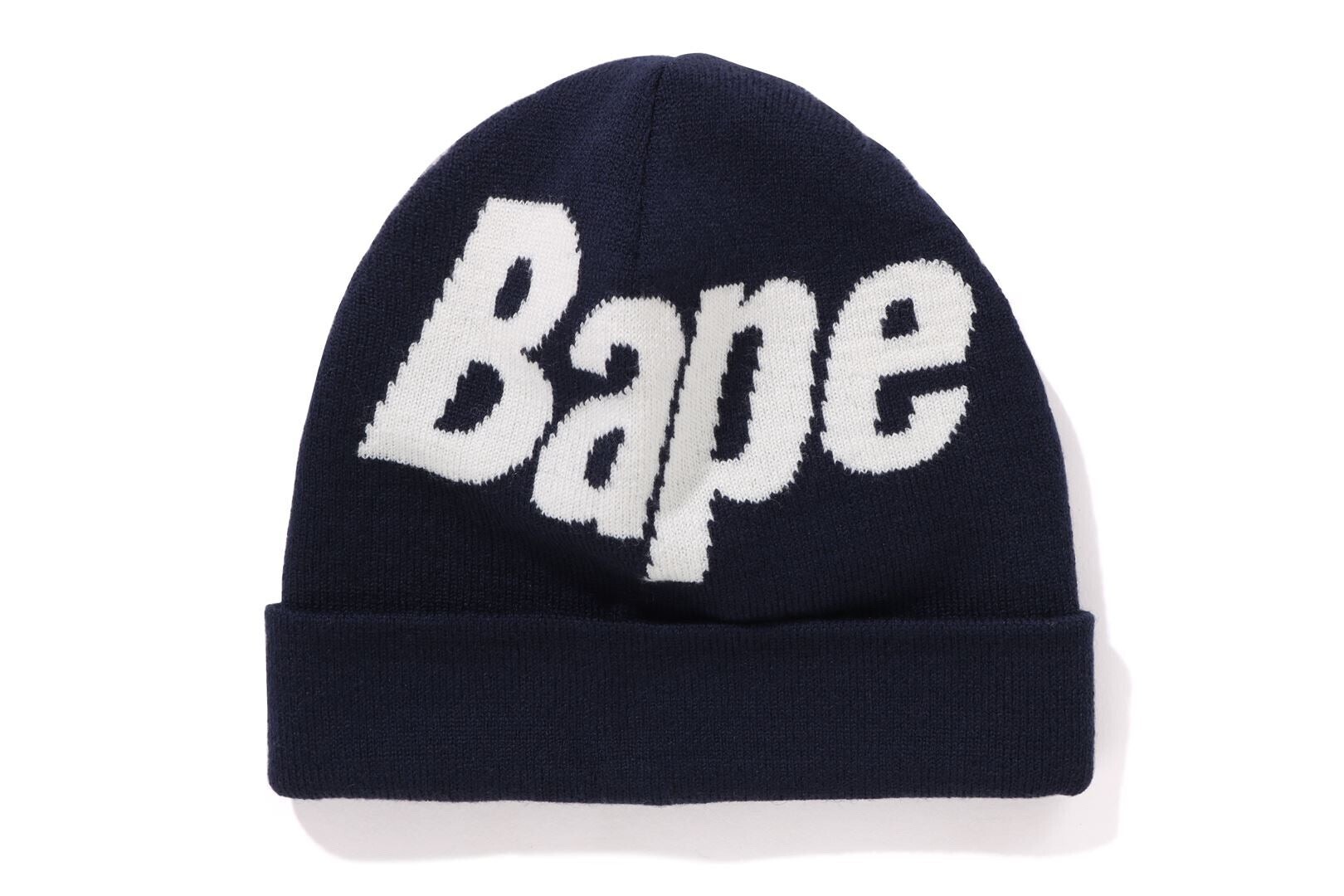 A BATHING APE BAPE LOGO KNIT CAP