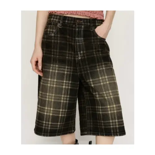 SLY BLEACH CHECK M／パンツ