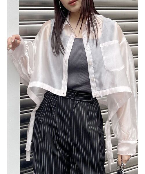 MURUA ヘムドロストシアーシャツ