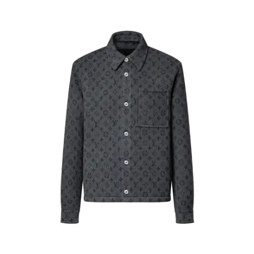 LOUIS VUITTON モノグラムダブルフェイスオーバーシャツ