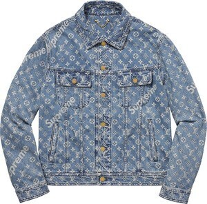 Supreme Louis Vuitton/Supreme Jacquard Denim Trucker Jacket