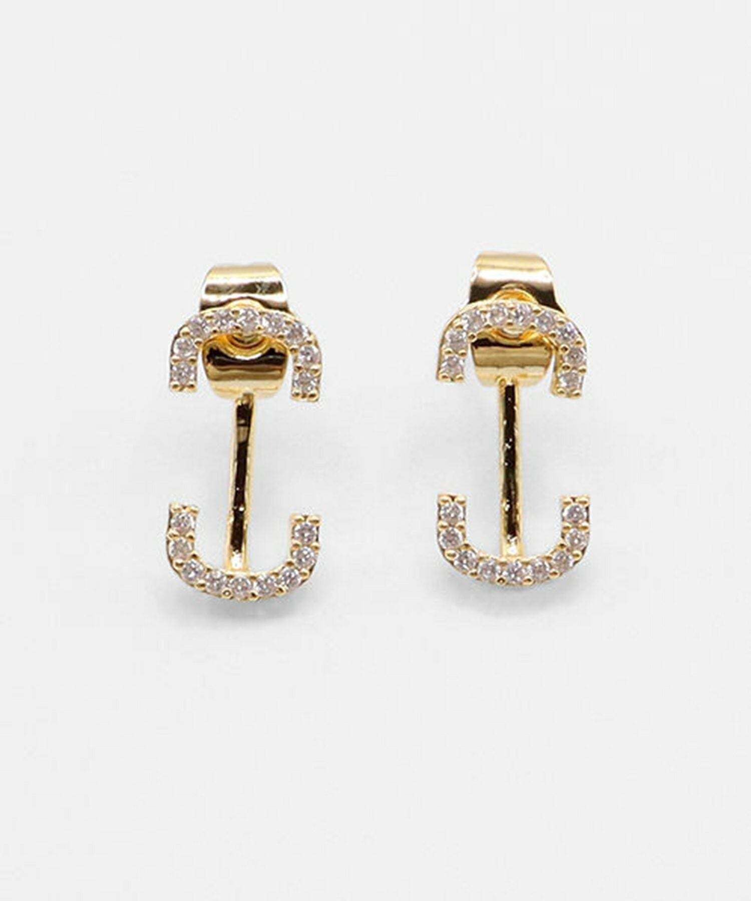 MUK バックキャッチカーブチタンポストピアス