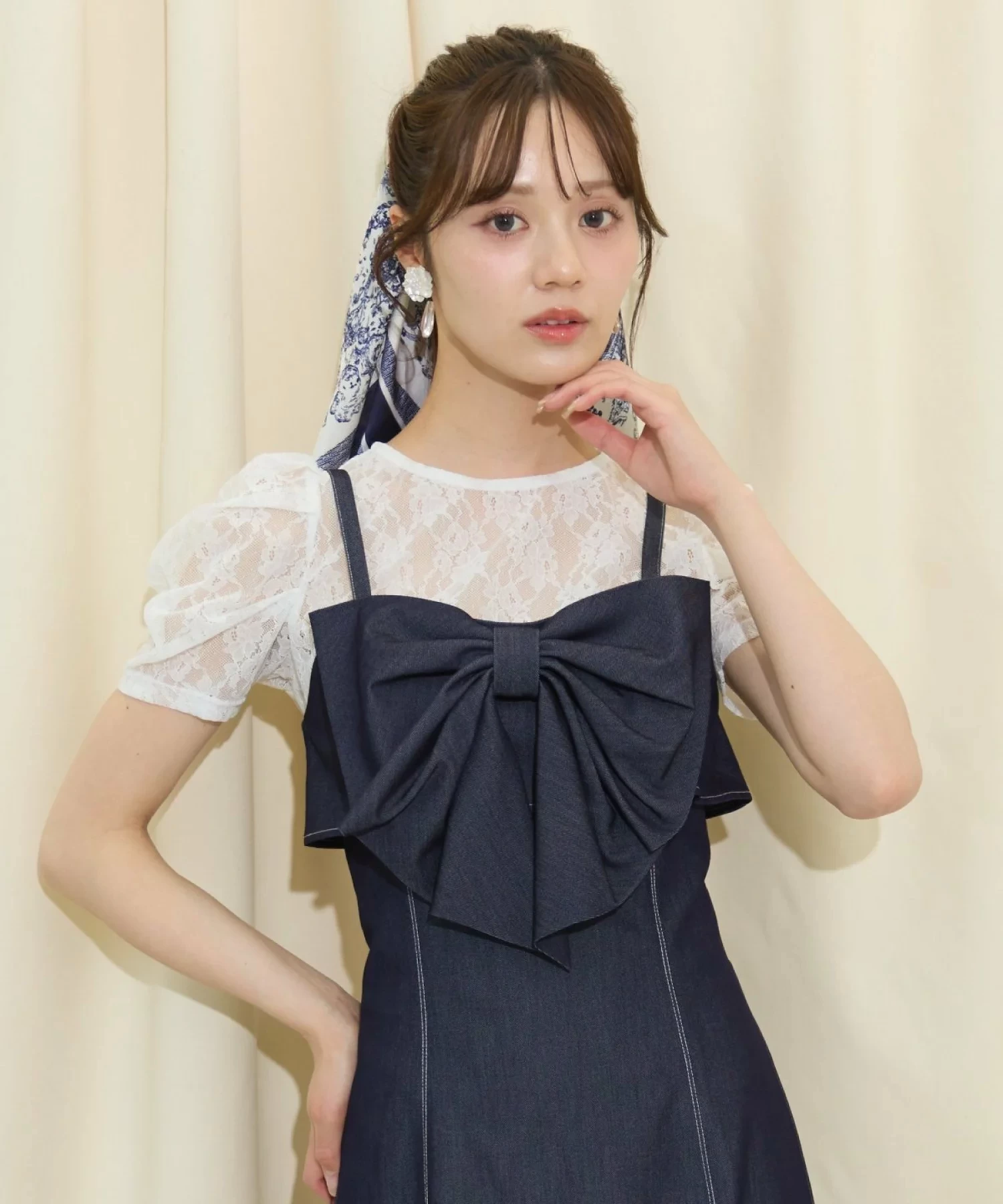 WILLSELECTION レースパワショルトップス