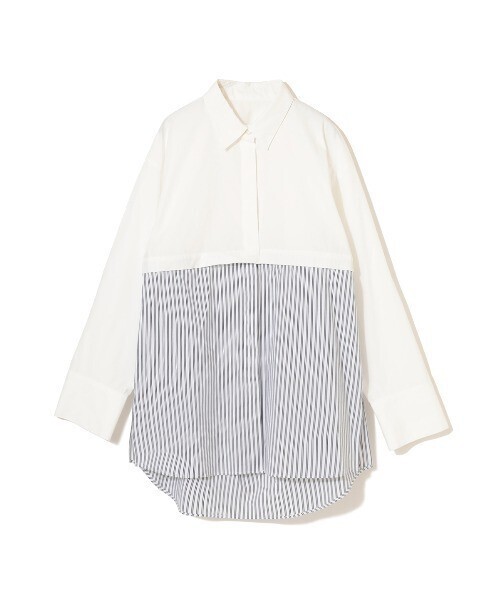 COEL 2WAYストライプシャツ