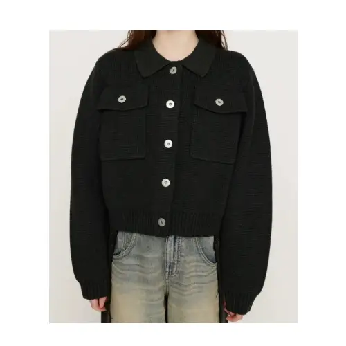SLY FRONT BUTTON KNIT カーディガン