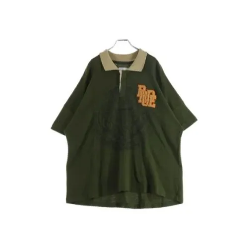 Rhude SCRAMBLE LOGO STAMP POLO