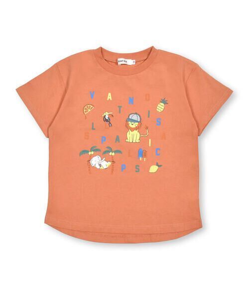 SLAP SLIP アニマルロゴプリントTシャツ
