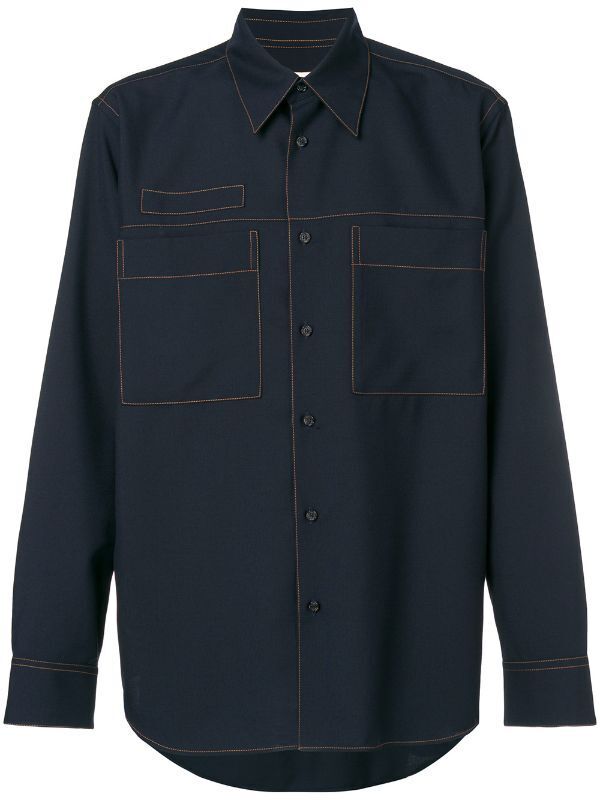 MARNI コントラストステッチ シャツ