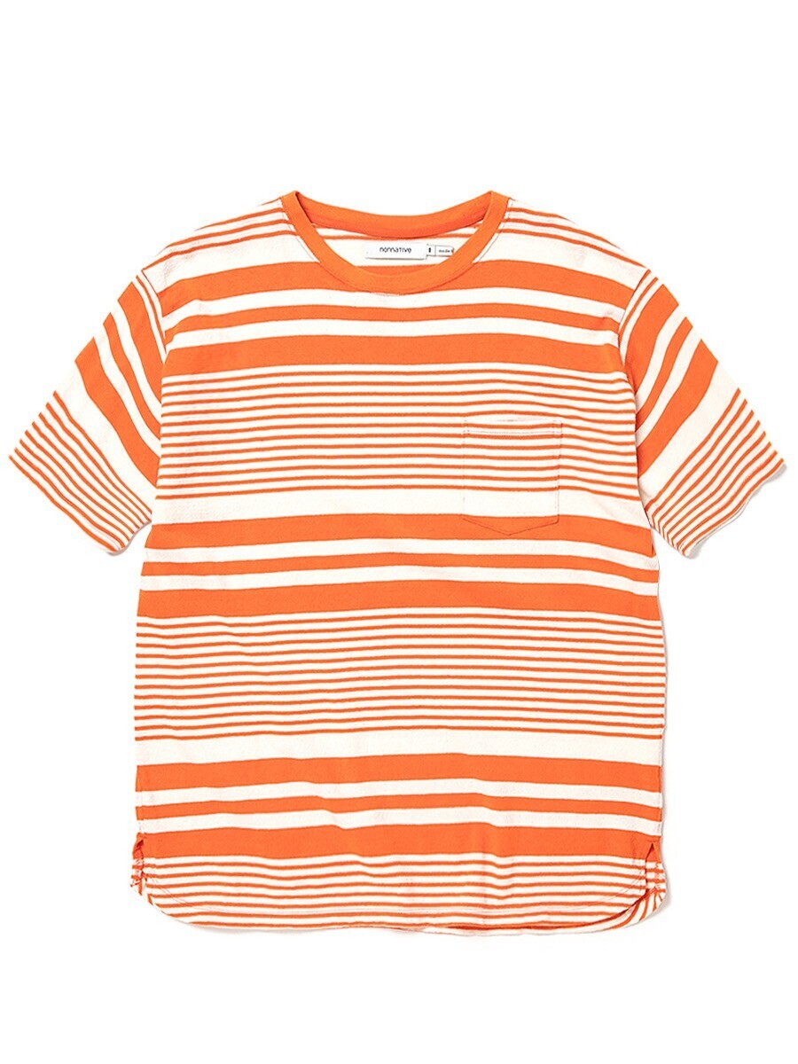 nonnative DWELLER S/S TEE COTTON JERSEY BORDER